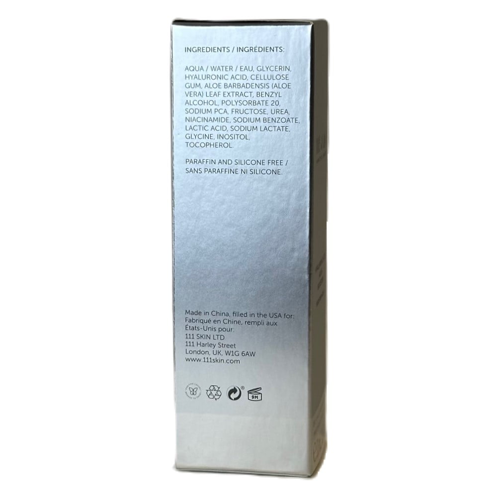111SKIN Hyaluronic Acid Aqua Booster 20ml – Deep Hydration Serum with Low-Molecular-Weight Hyaluronic Acid, Niacinamide & Urea for Plump, Radiant Skin