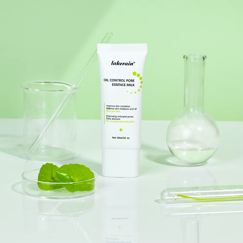 Lakerain Milk Pore Minimizer Essence Face Primer – Shine Control, Wrinkle Blurring & Long-Lasting Makeup Base, 30ml