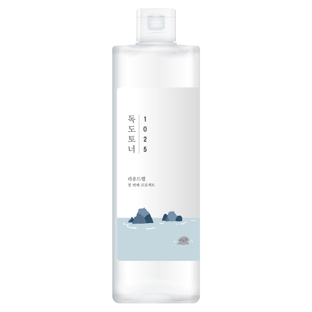 Round Lab 1025 Dokdo Toner 500ml – Hydrating & Exfoliating Toner with Deep Sea Water for Sensitive Skin