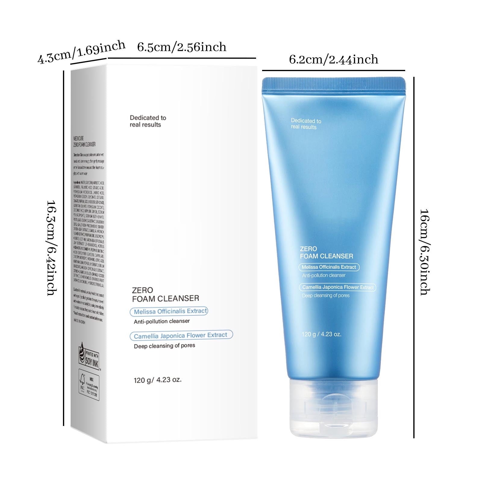 Medicube Zero Foam Cleanser – Pore Minimizing Face Wash for Sensitive Skin, Sebum Control & Hydration, 4.23 oz | Korean Skincare