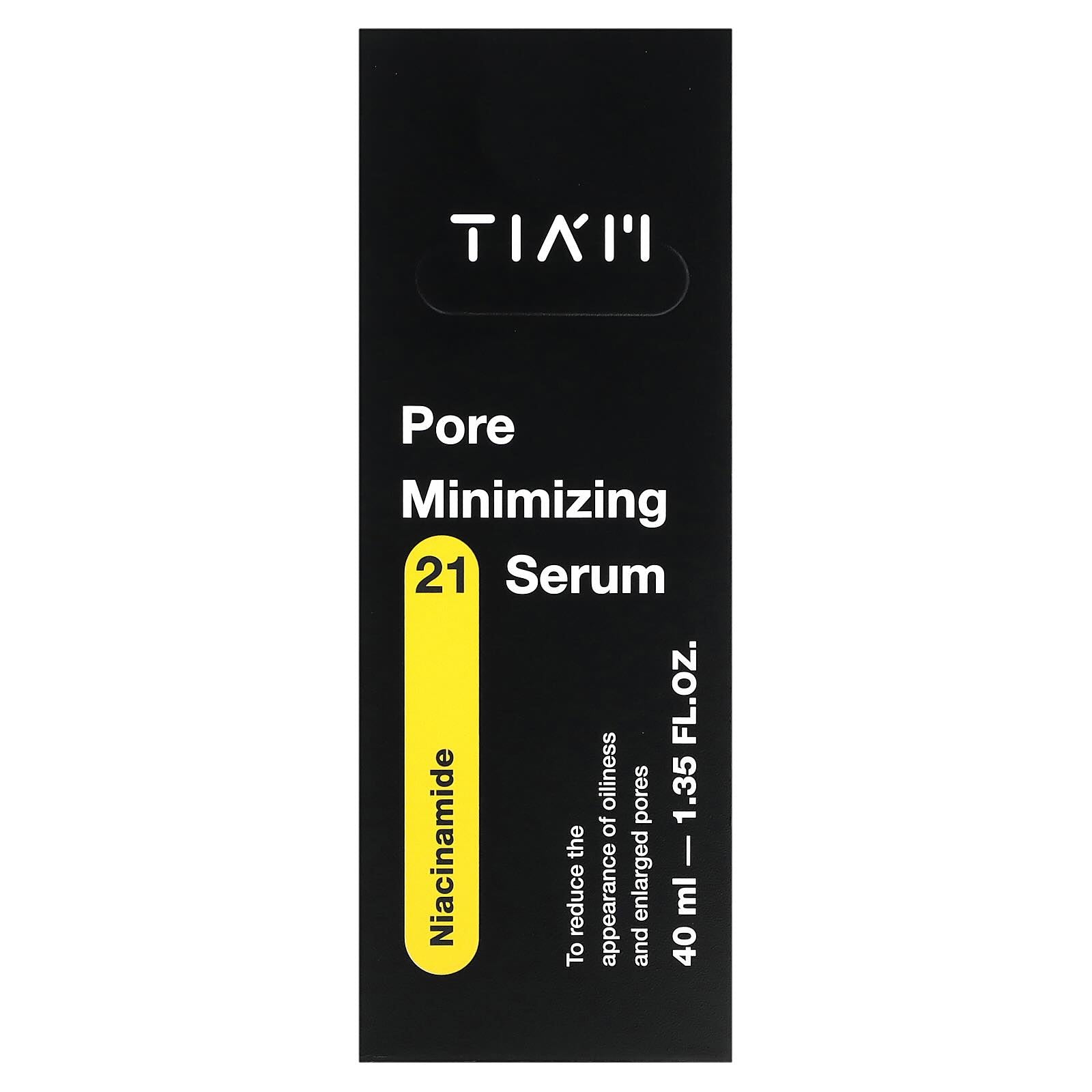 TIAM Pore Minimizing 21 Serum – Niacinamide + Zinc + BHA Pore-Tightening & Oil-Control Serum (40ml)