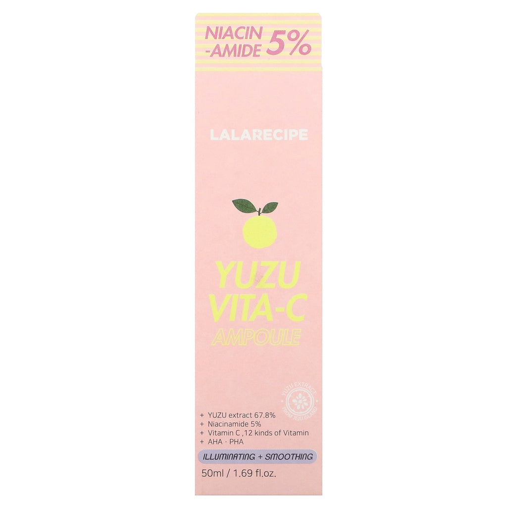 LaLaRecipe Yuzu Vita‑C Ampoule – 68% Yuzu | 5% Niacinamide | 50 ml