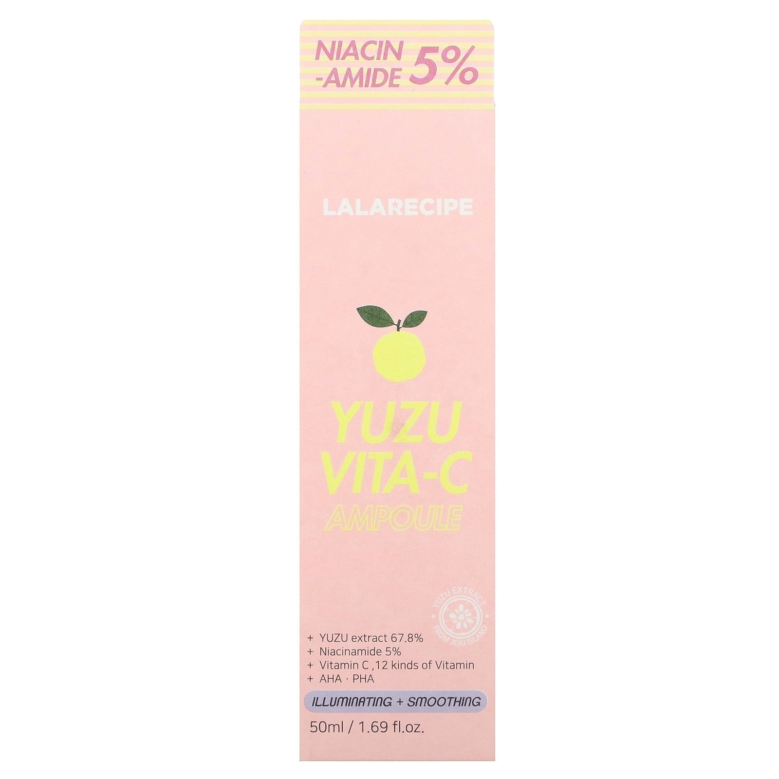 LaLaRecipe Yuzu Vita‑C Ampoule – 68% Yuzu | 5% Niacinamide | 50 ml