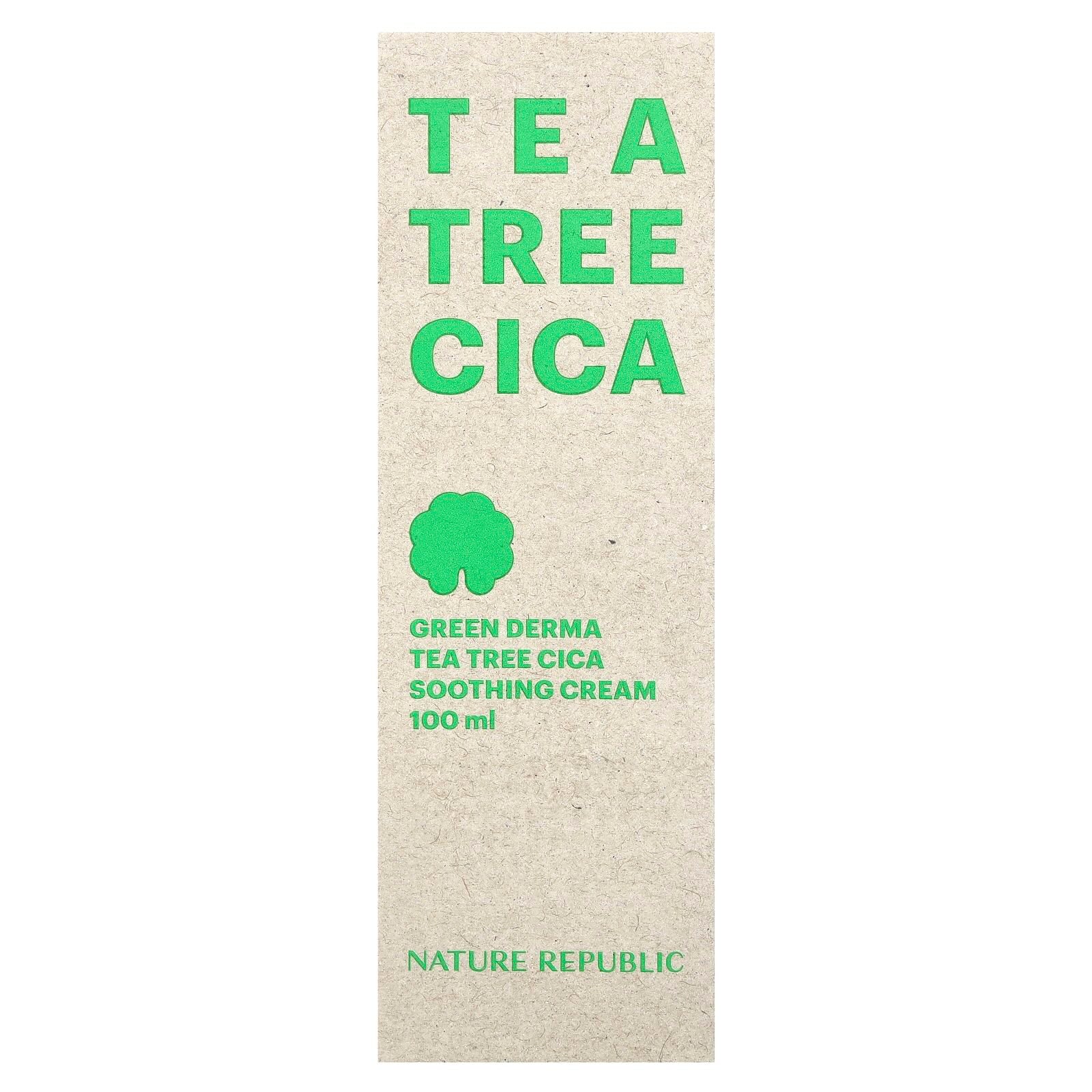 Nature Republic Green Derma Tea Tree Cica Soothing Cream – 100ml