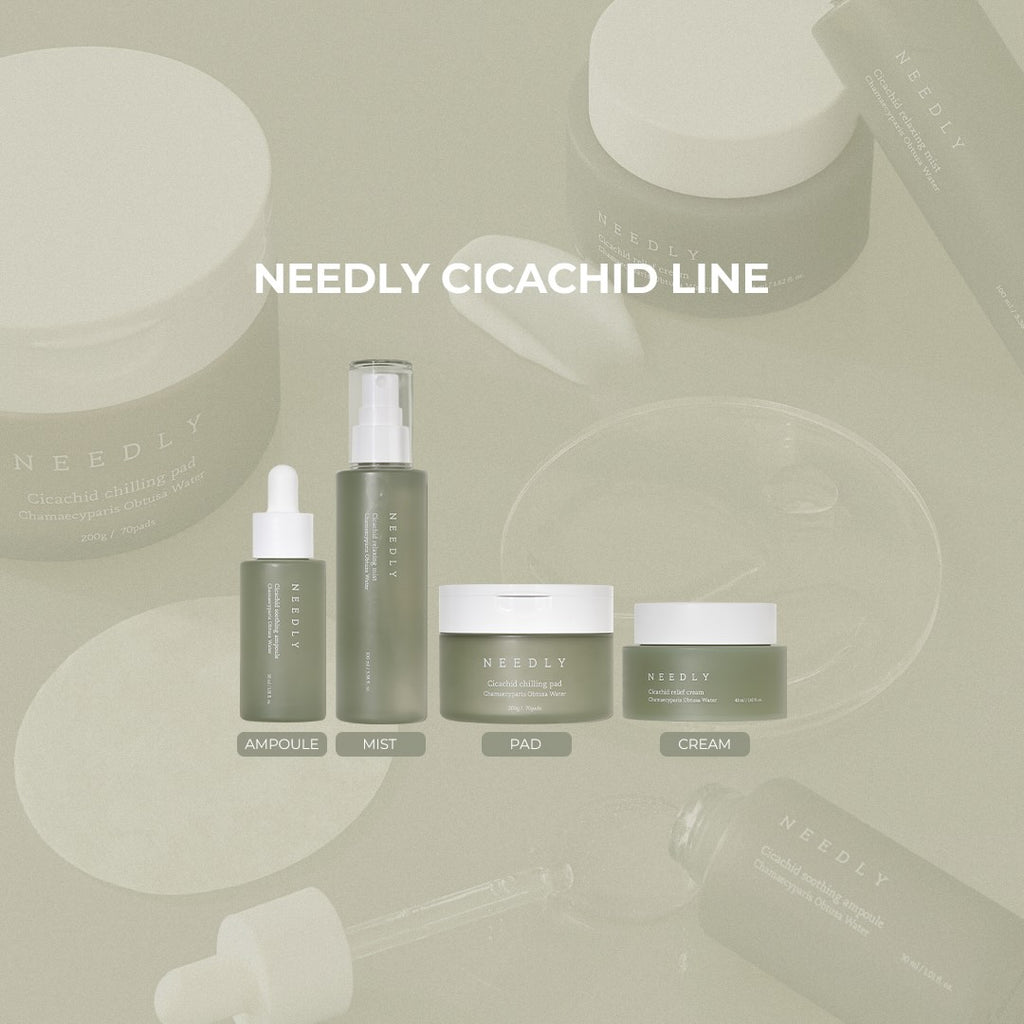 NEEDLY Cicachid Relief Cream – 48ml Calming Moisturizer for Sensitive Skin