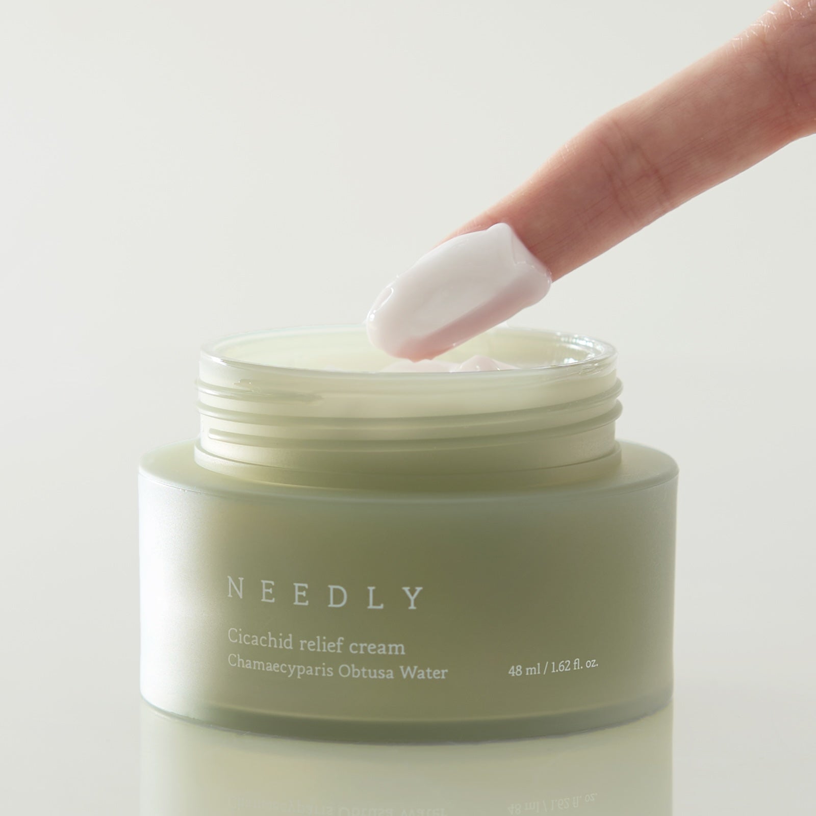 NEEDLY Cicachid Relief Cream – 48ml Calming Moisturizer for Sensitive Skin