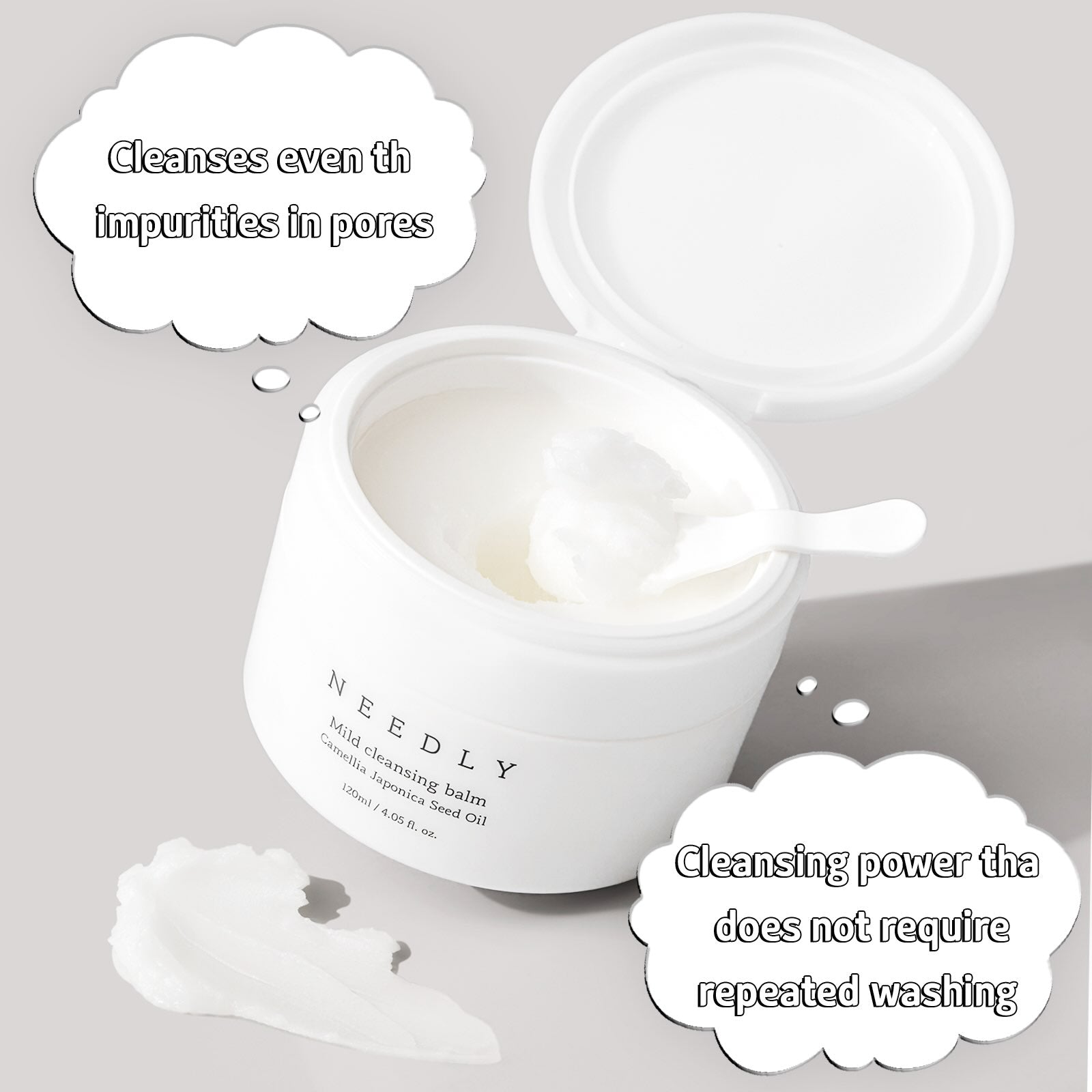 NEEDLY Mild Cleansing Balm – 120 ml | Gentle Makeup Melt Cleanser