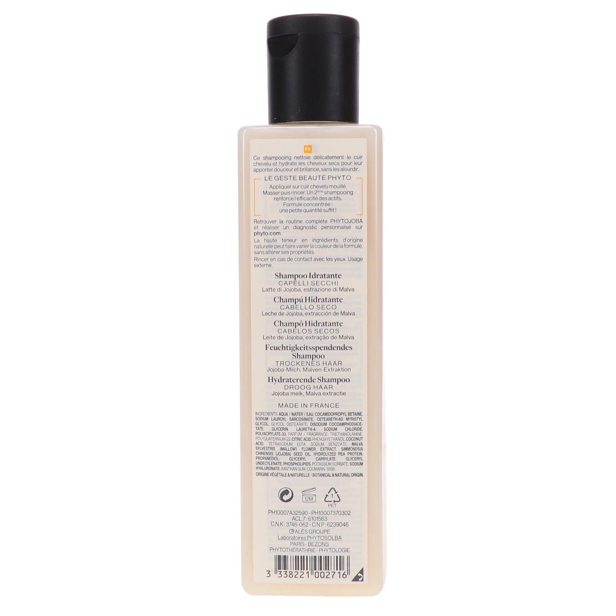 PHYTO PHYTOJOBA Moisturizing Shampoo 8.45 Oz