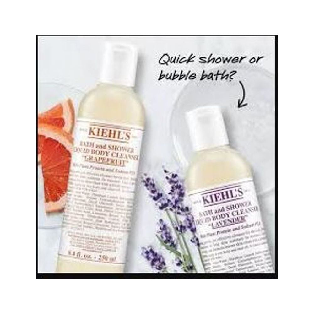Kiehl’s Bath & Shower Liquid Body Cleanser – Grapefruit Scented Body Wash, 8.4 oz / 250 ml