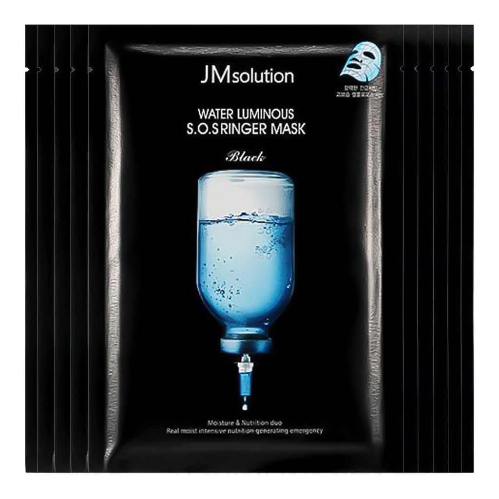 JM Solution Water Luminous S.O.S Ringer 10‑Pack – Deep Hydration Sheet Mask