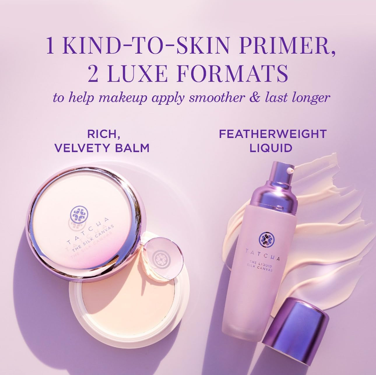 Tatcha Liquid Silk Canvas | Weightless Oil-Free Liquid Silk Face Primer, 30 Ml | 1 Oz