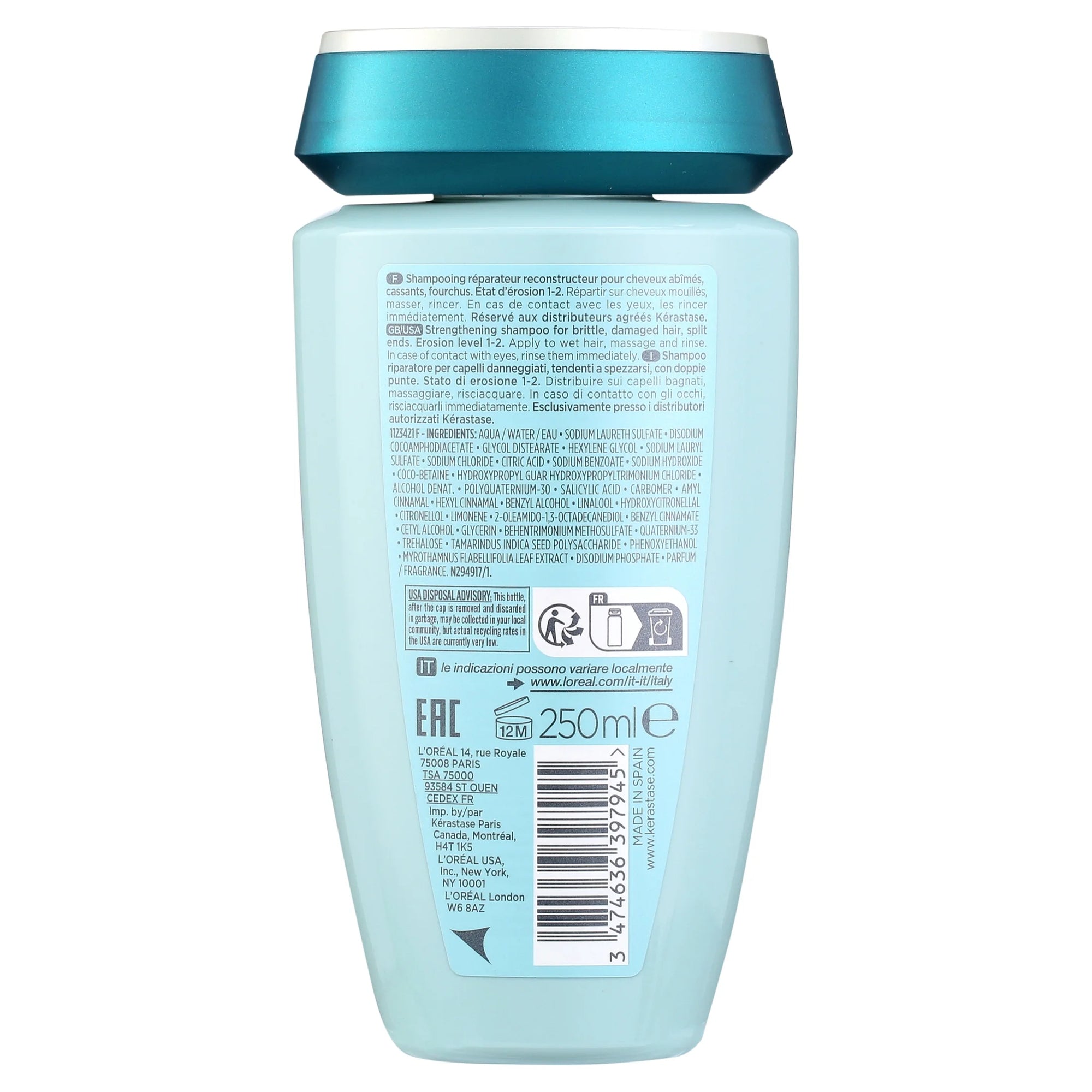 Kérastase Resistance Bain Force Architecte Reconstructing Shampoo 8.5 Oz