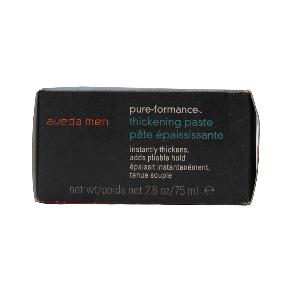 Aveda Men Pure-Formance Thickening Paste – 2.6 oz / 75 ml | Natural Hold Styling Paste for Fuller, Thicker Hair