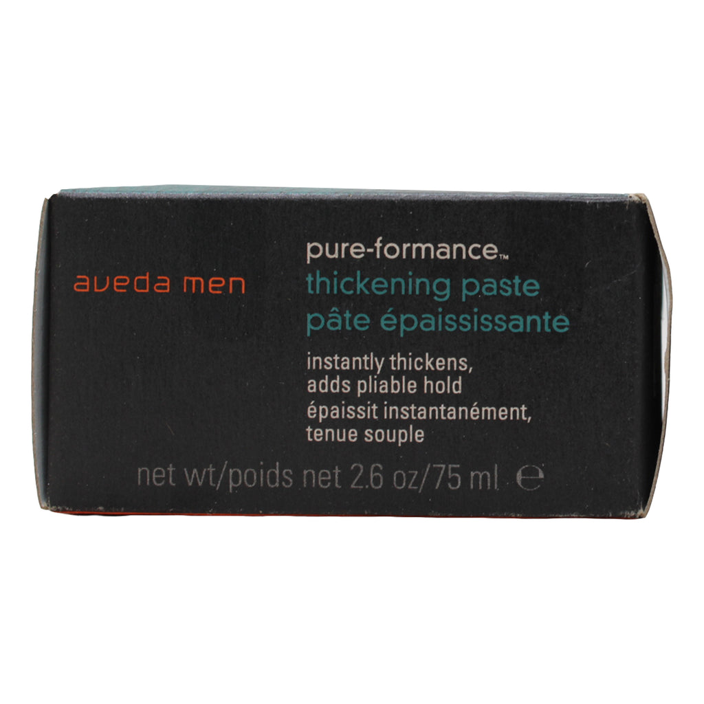 Aveda Men Pure-Formance Thickening Paste – 2.6 oz / 75 ml | Natural Hold Styling Paste for Fuller, Thicker Hair