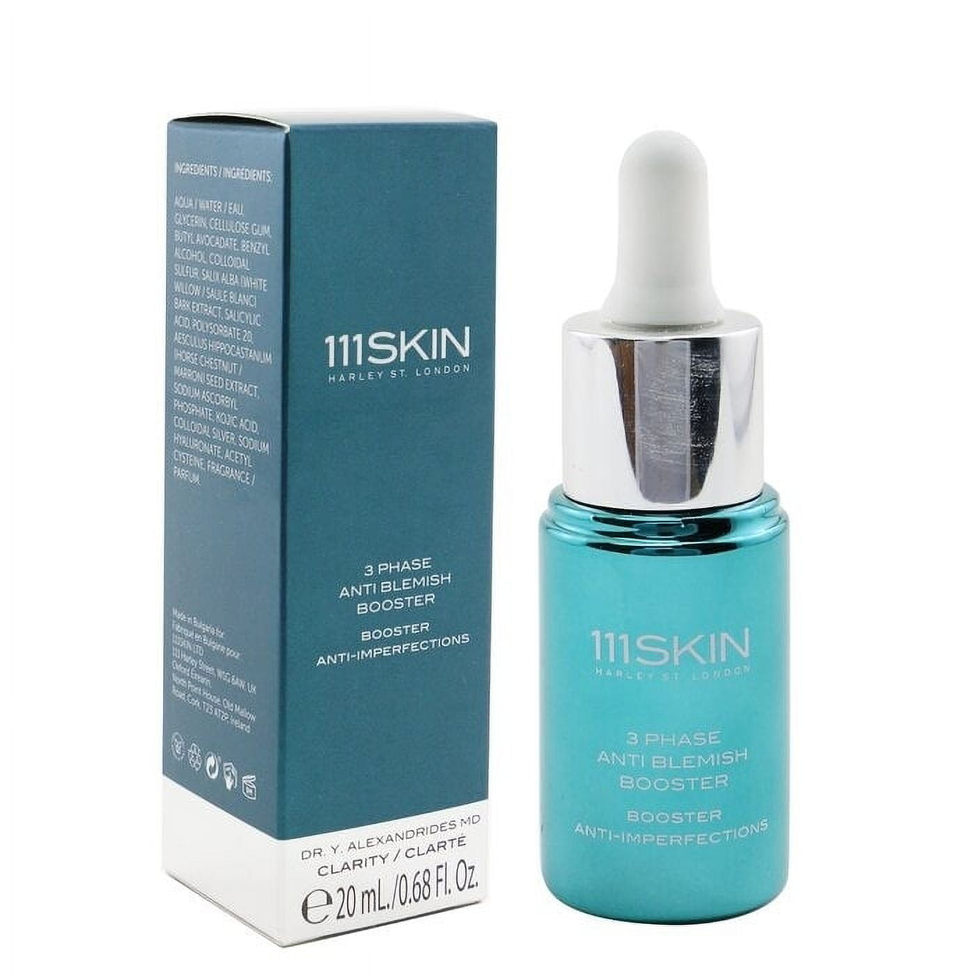 111SKIN 3 Phase Anti Blemish Booster 20ml – Targeted Acne Treatment Serum with Salicylic Acid, Kojic Acid & Colloidal Sulfur for Clearer, Balanced Skin