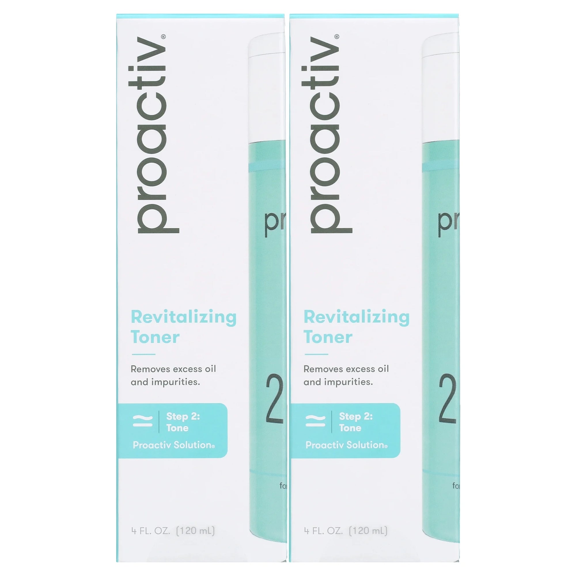 Proactiv Revitalizing Toner for Acne-Prone Skin – Pack of 2 (4 oz Each) – Alcohol-Free Toner with Glycolic Acid & Witch Hazel for Clearer, Balanced Skin