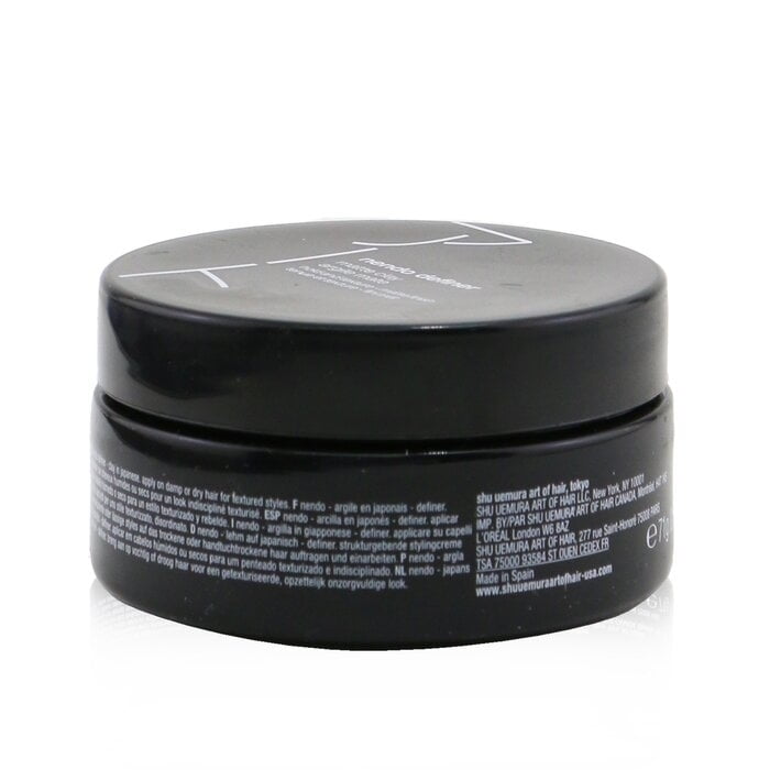 Shu Uemura Nendo Definer Matte Clay 75ml – Flexible Hold Hair Pomade for Textured, Matte Finish