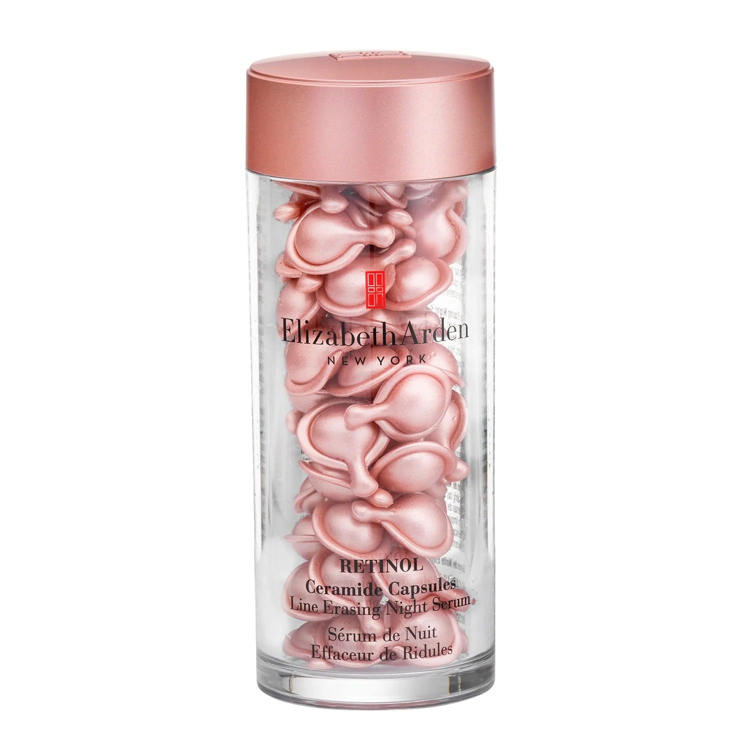 Elizabeth Arden Retinol Ceramide Capsules Line Erasing Night Serum 60 Count – Anti-Aging Night Serum with Retinol and Ceramides