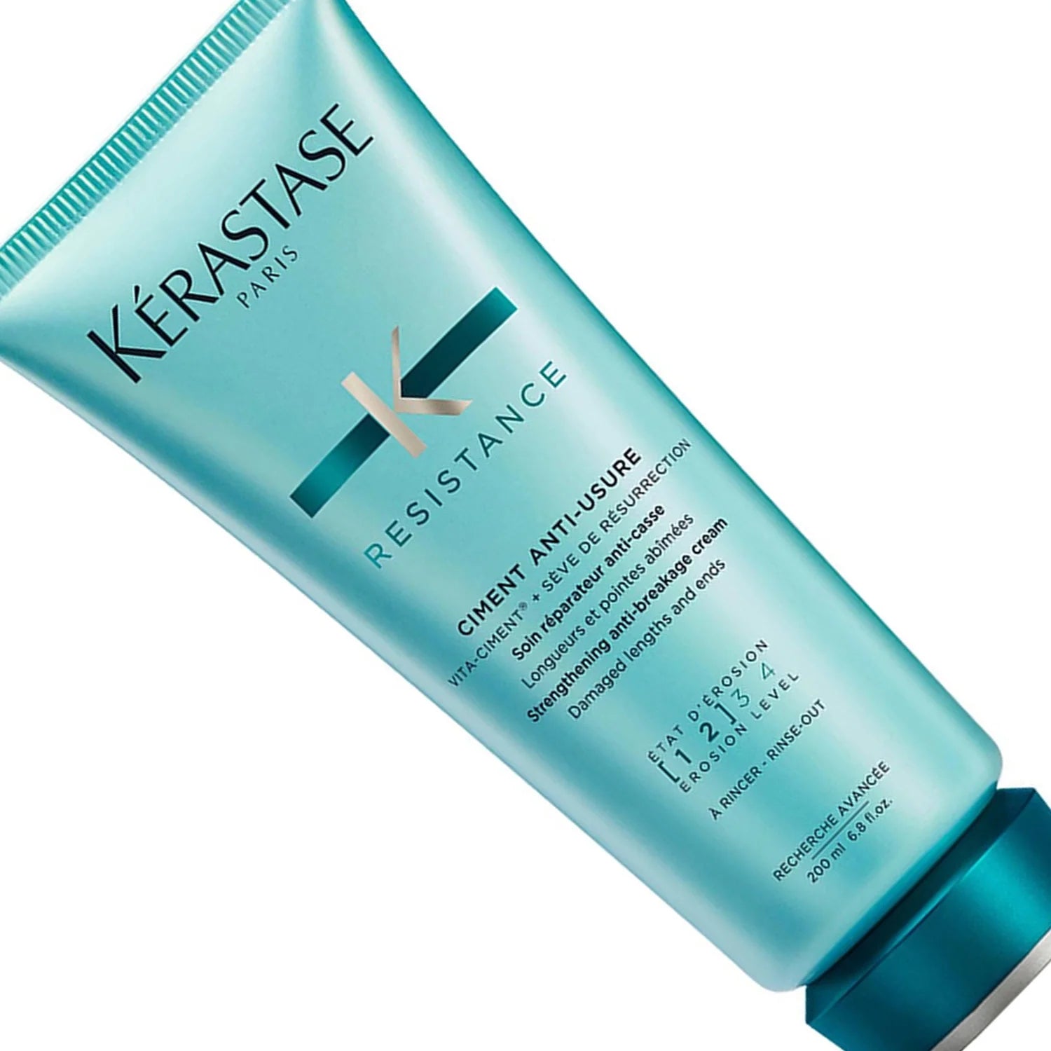 Kerastase Resistance Ciment Anti-Usure Conditioner 6.8 oz – Strengthening Conditioner for Damaged Hair