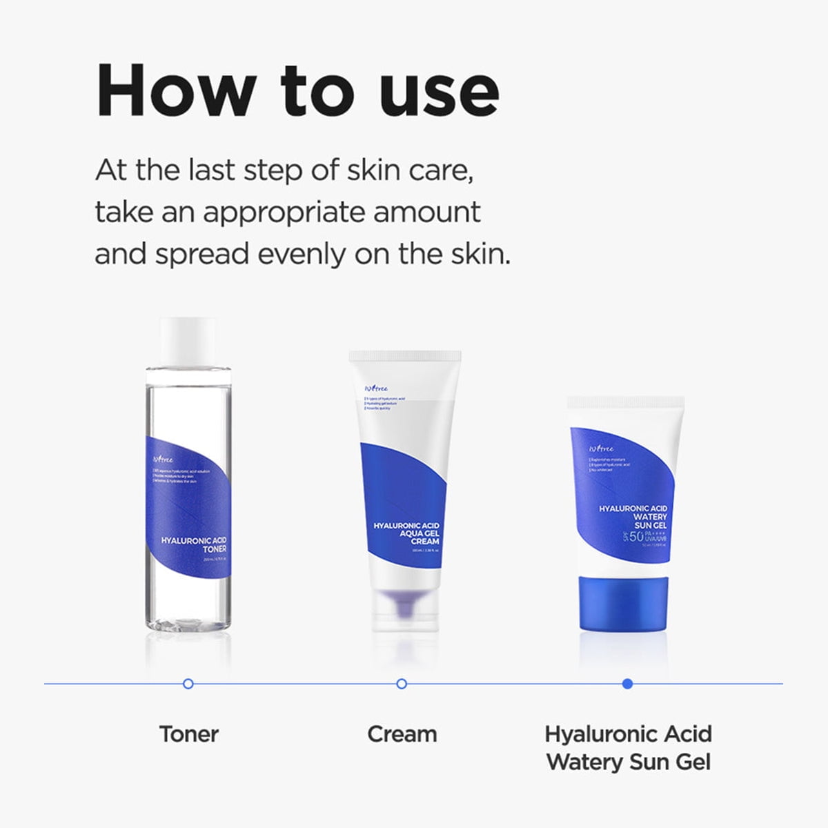 Isntree Hyaluronic Acid Watery Sun Gel SPF 50 PA++++ UVA/UVB Protection (2-Pack) – Lightweight & Hydrating Sunscreen, 50ml / 1.69 Fl.Oz. Each