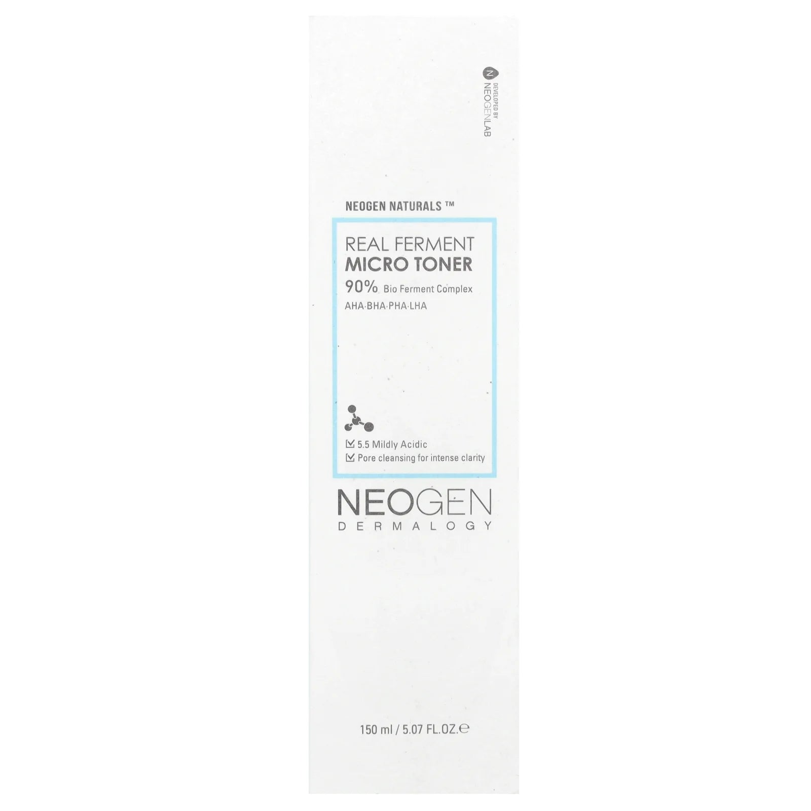 NEOGEN DERMALOGY Real Ferment Micro Toner, 5.07 Fl Oz (150 Ml)