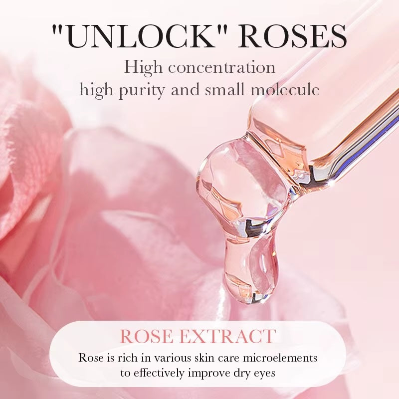 BIOAQUA Rose Hyaluronic Acid Eye Mask – 60 Pcs | Moisturizing, Firming & Anti-Dark Circles Eye Patches for Puffy Eyes & Eye Bags