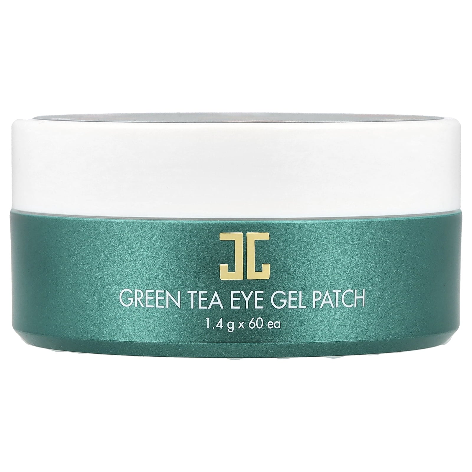 Jayjun Green Tea Eye Gel Patch – 60 Cooling Hydrogel Patches for Brightening, Depuffing & Soothing Under-Eyes