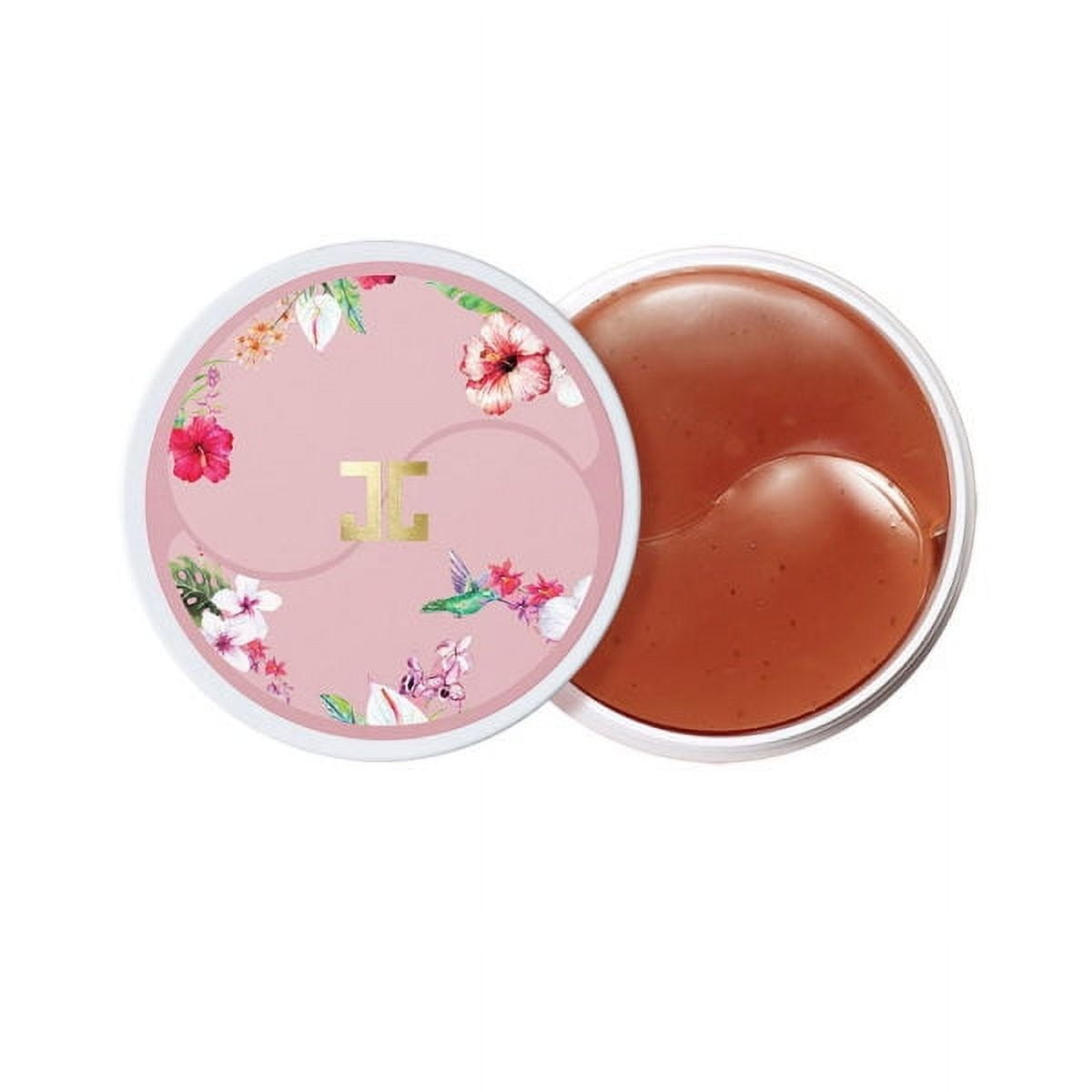 JayJun Roselle Tea Eye Gel Patch – 60 Hydrogel Patches for Brightening, Depuffing & Hydration Around Eyes