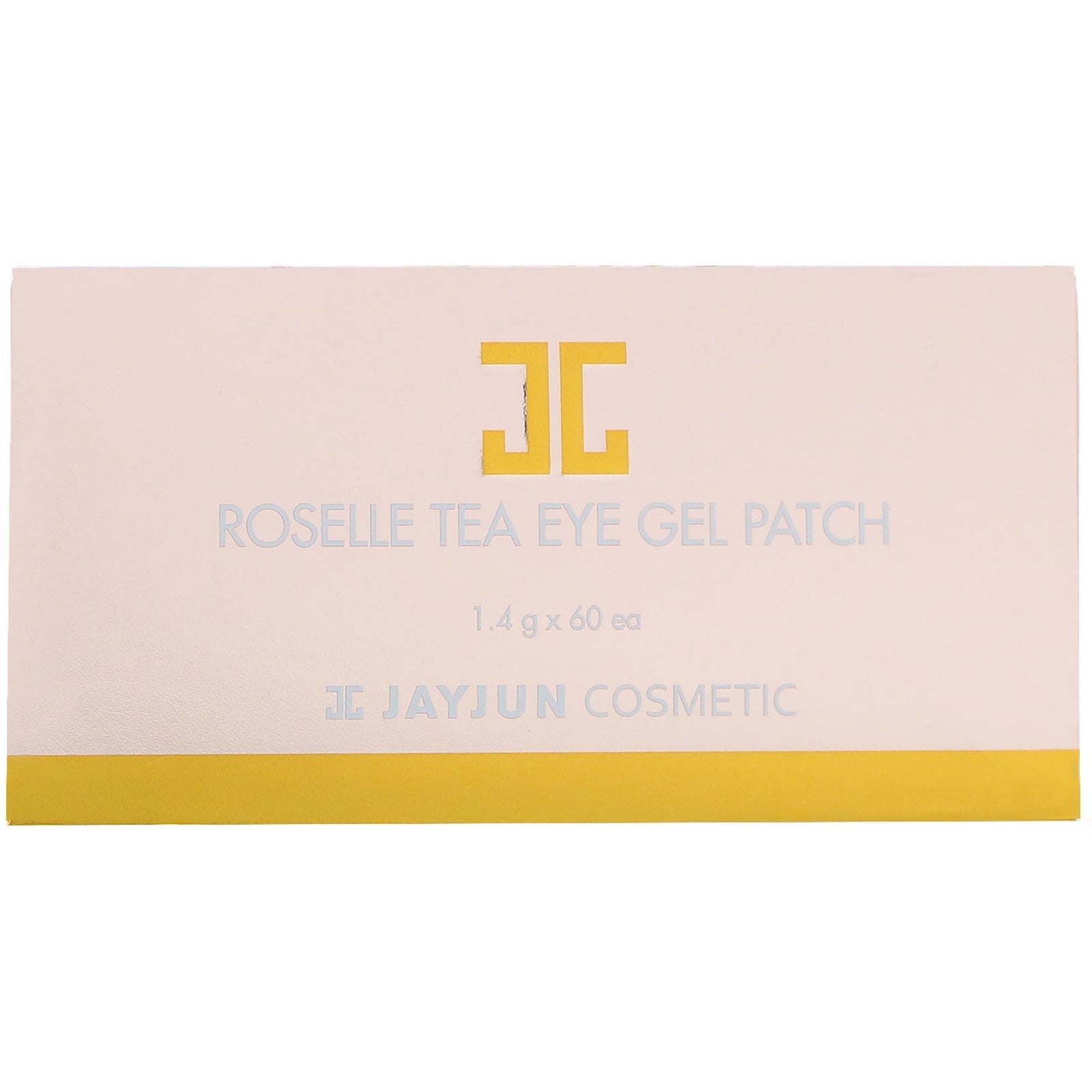 JayJun Roselle Tea Eye Gel Patch – 60 Hibiscus Hydrogel Patches for Brightening, Depuffing & Firming Under-Eyes