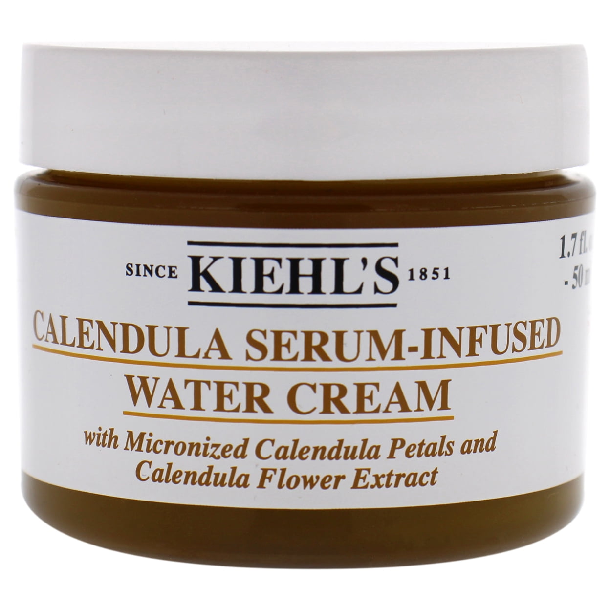 Kiehl’s Calendula Serum-Infused Water Cream – Lightweight Hydrating Moisturizer, 3.4 oz / 100 ml