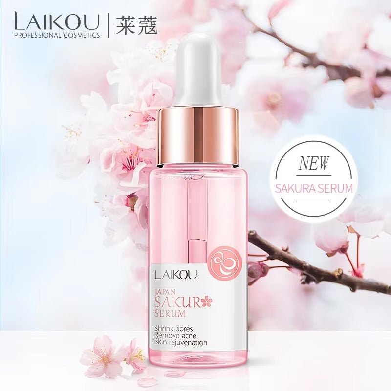 LAIKOU Japan Sakura Face Serum – Oil Control, Brightening & Nourishing Essence, 17ml