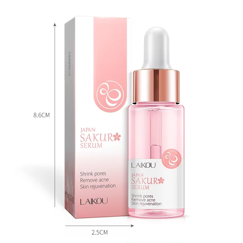 LAIKOU Japan Sakura Face Serum – Oil Control, Brightening & Nourishing Essence, 17ml