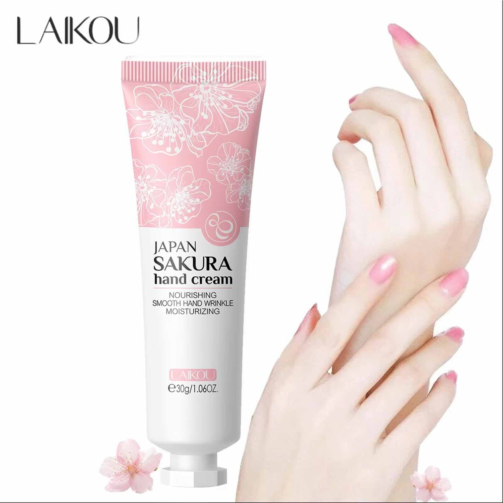 LAIKOU Sakura Hand Cream – Moisturizing & Nourishing 30g