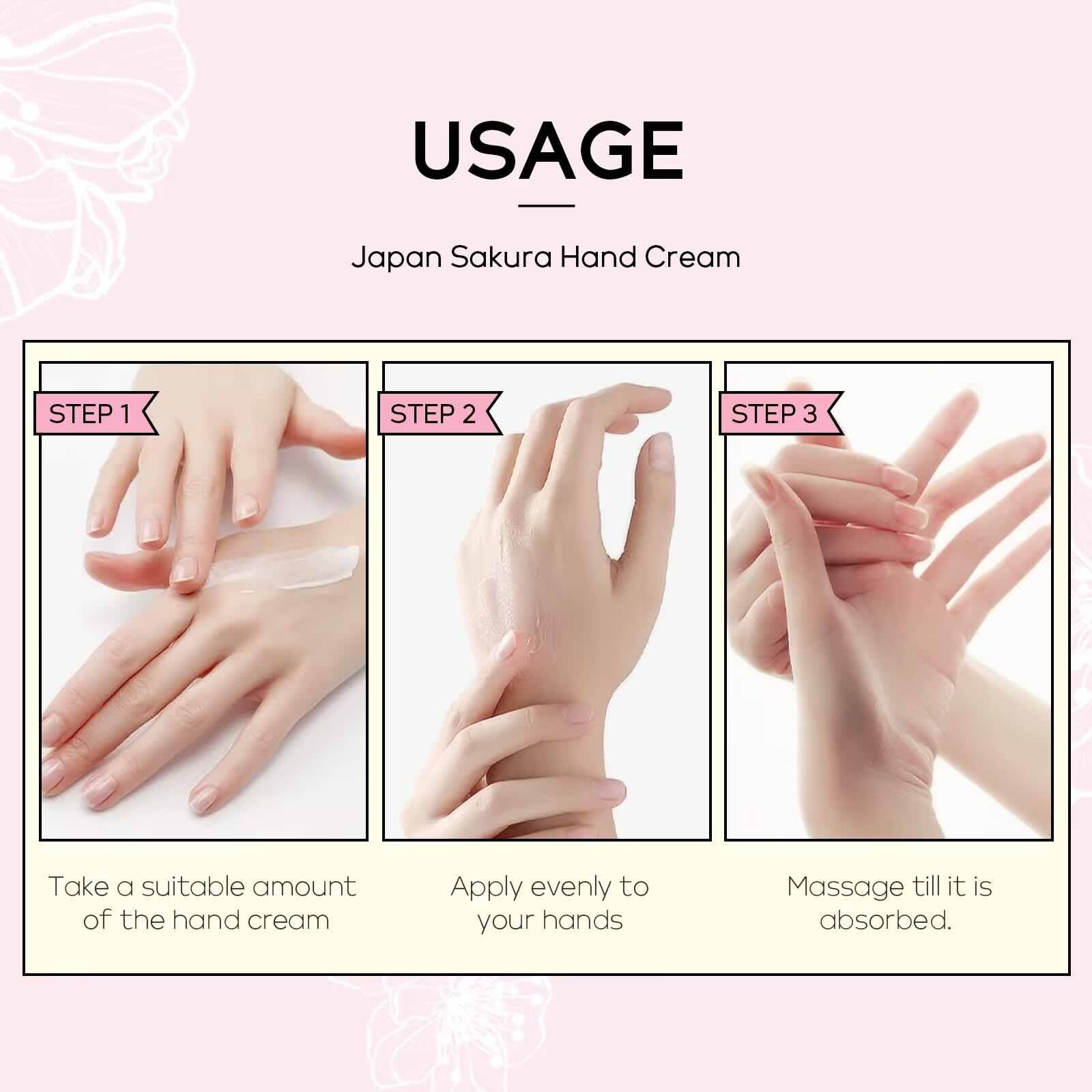 LAIKOU Sakura Hand Cream – Moisturizing & Nourishing 30g
