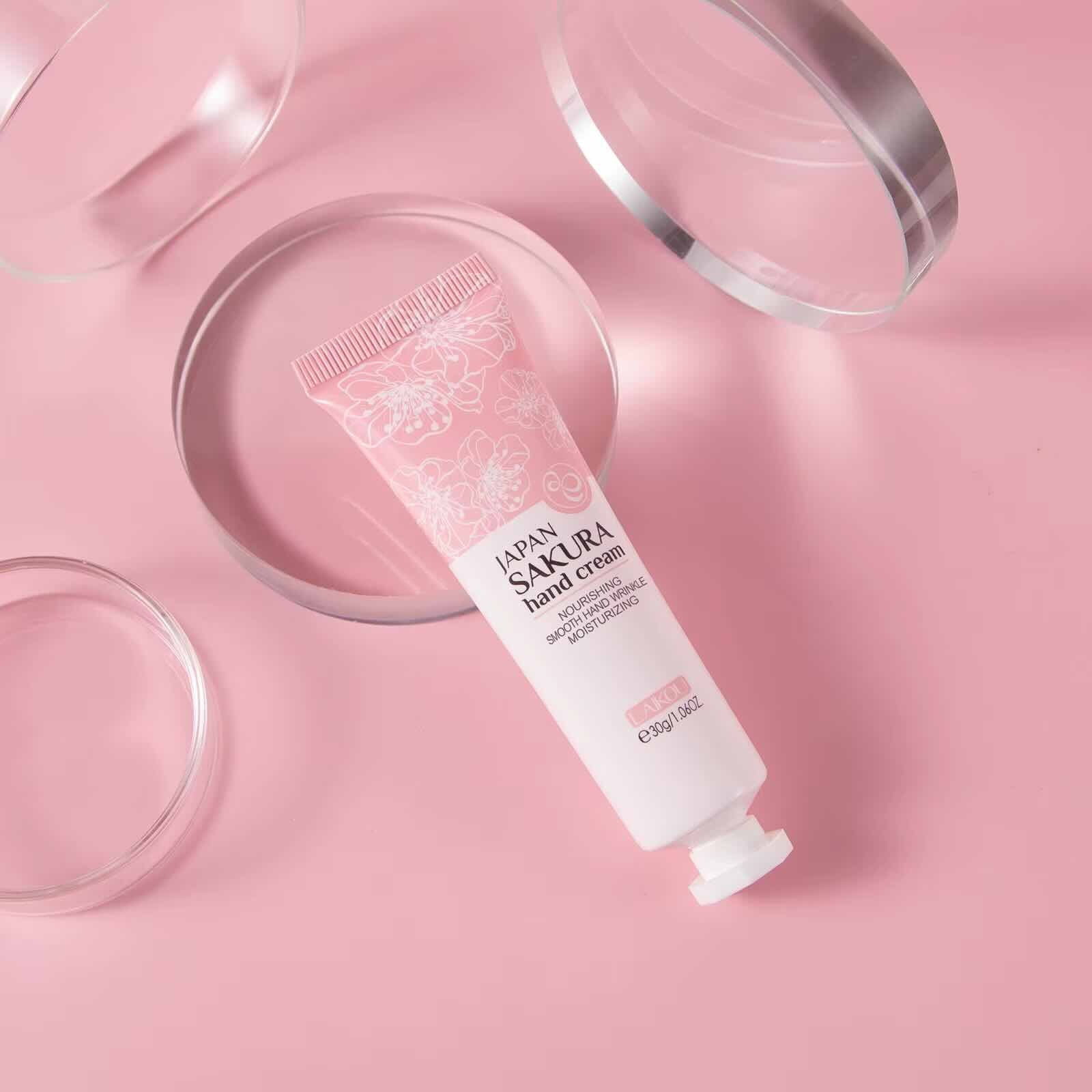 LAIKOU Sakura Hand Cream – Moisturizing & Nourishing 30g