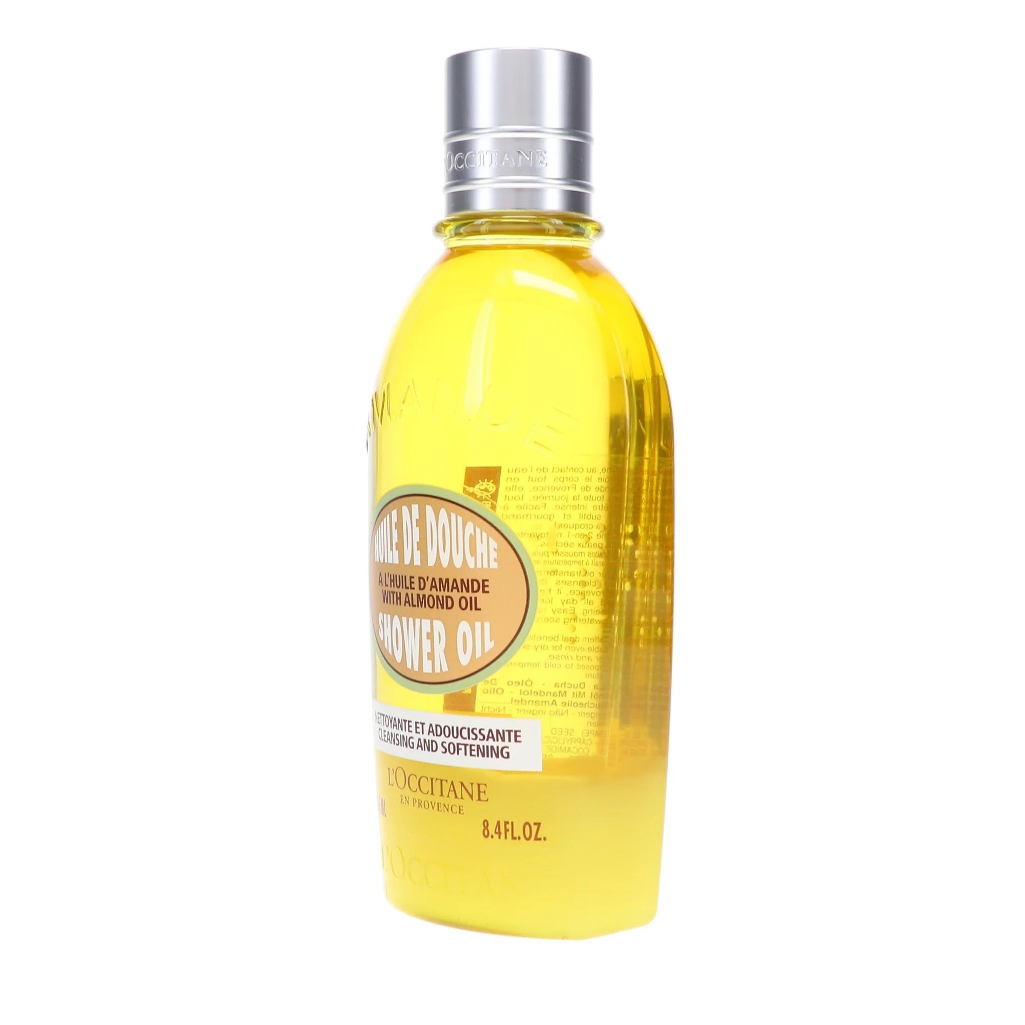 L’Occitane Almond Shower Oil – Nourishing Body Cleanser with Sweet Almond Oil, 8.4 oz