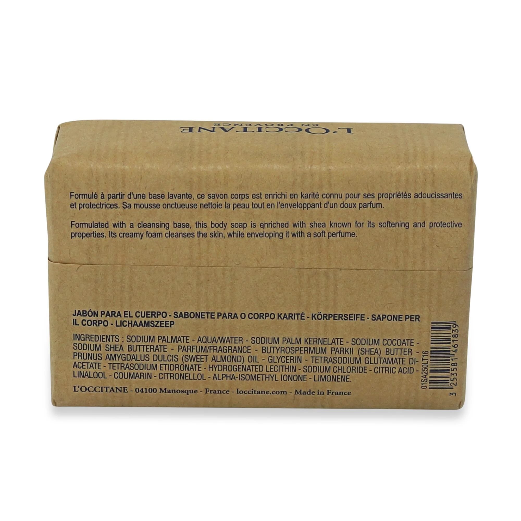 L’Occitane Shea Butter Soap Milk – Nourishing & Moisturizing Soap with Shea Butter, 8.81 oz