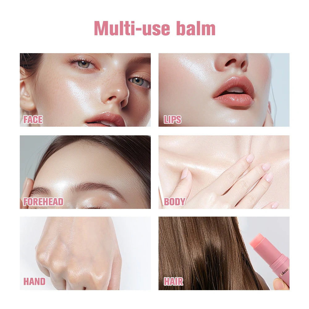 Lakerain Collagen Wrinkle Bounce Multi Balm Stick – Moisturizing Anti-Aging Korean Multi-Use Balm (9g)
