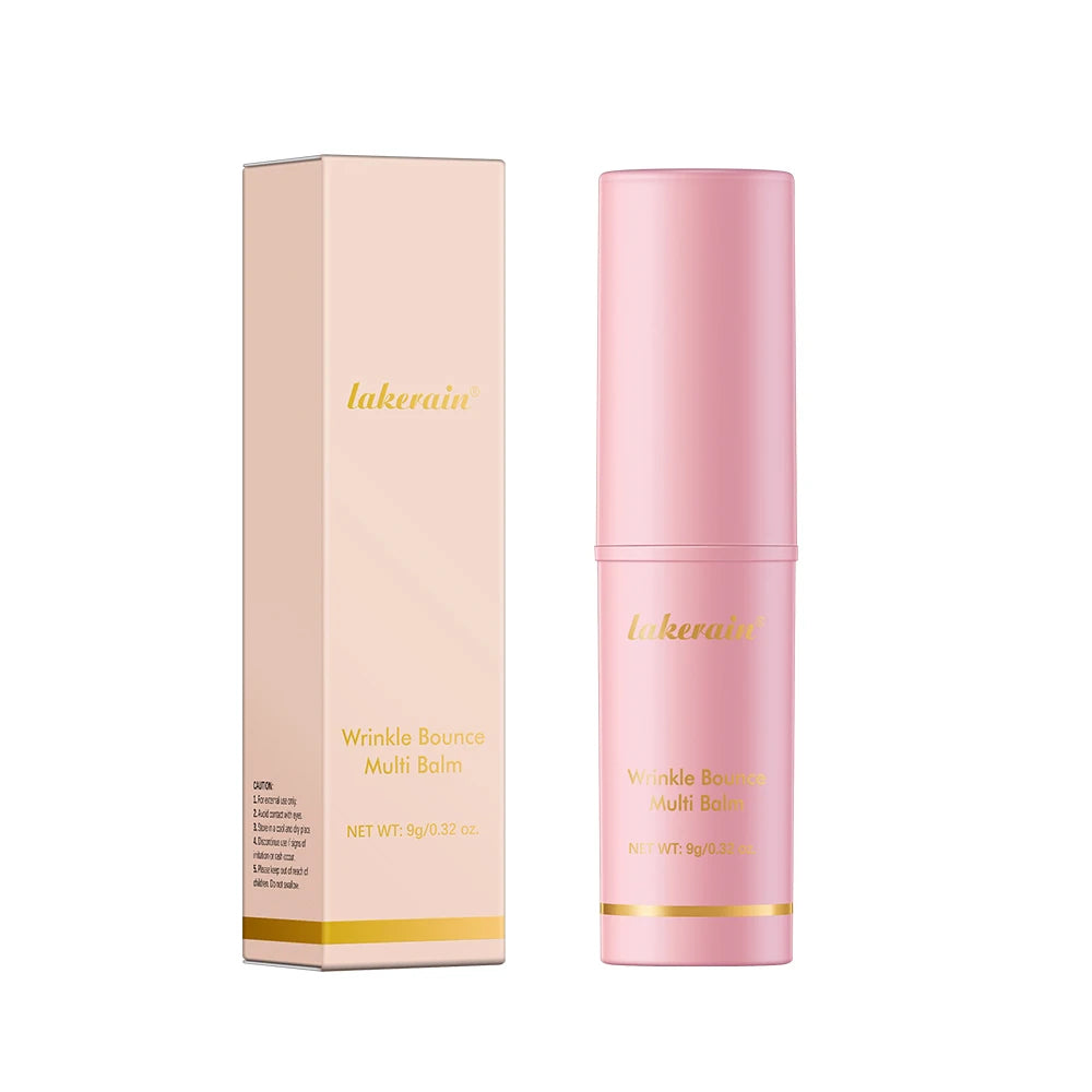 Lakerain Collagen Wrinkle Bounce Multi Balm Stick – Moisturizing Anti-Aging Korean Multi-Use Balm (9g)