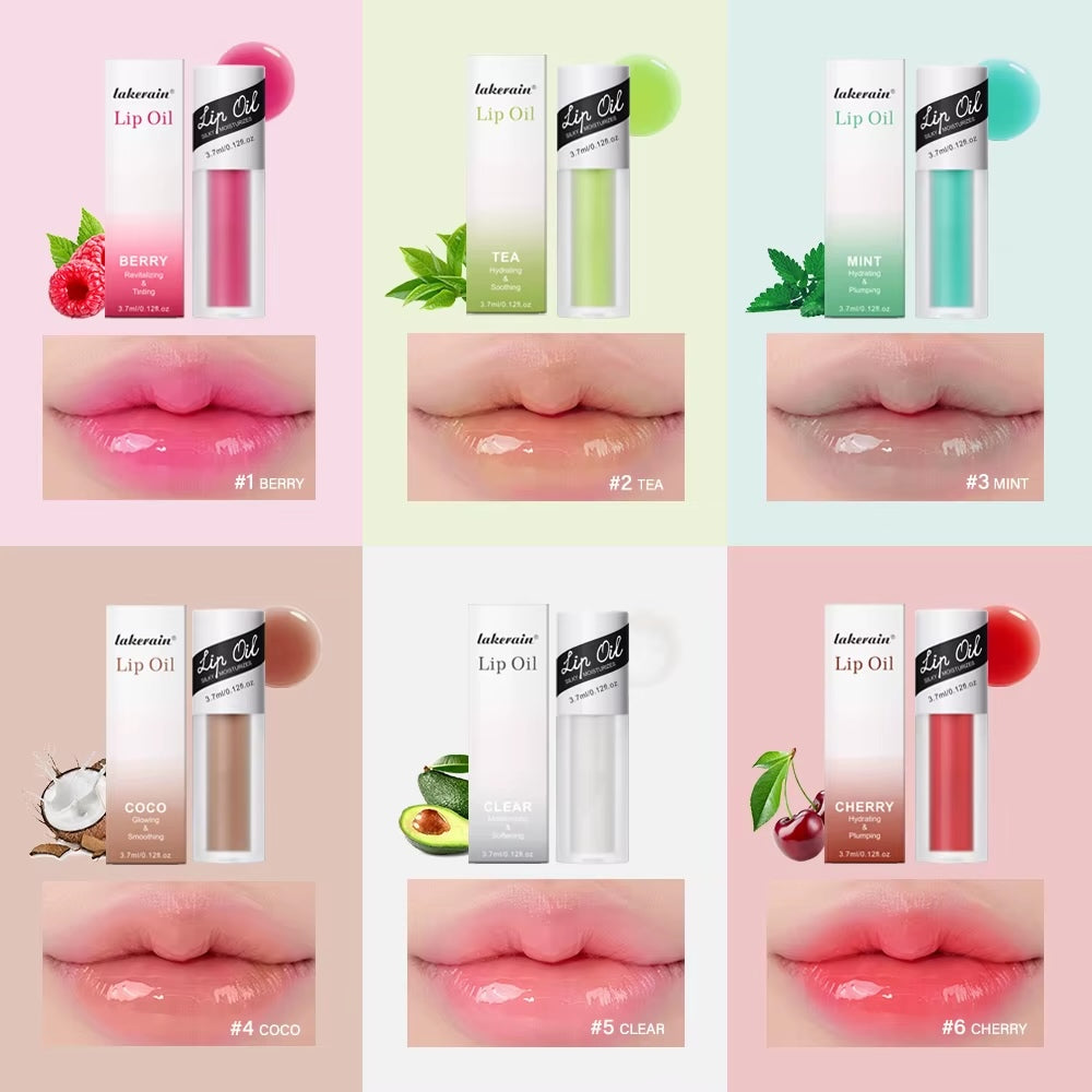 Lakerain Lip Glow Oil | Jelly Tint Lip Gloss Set