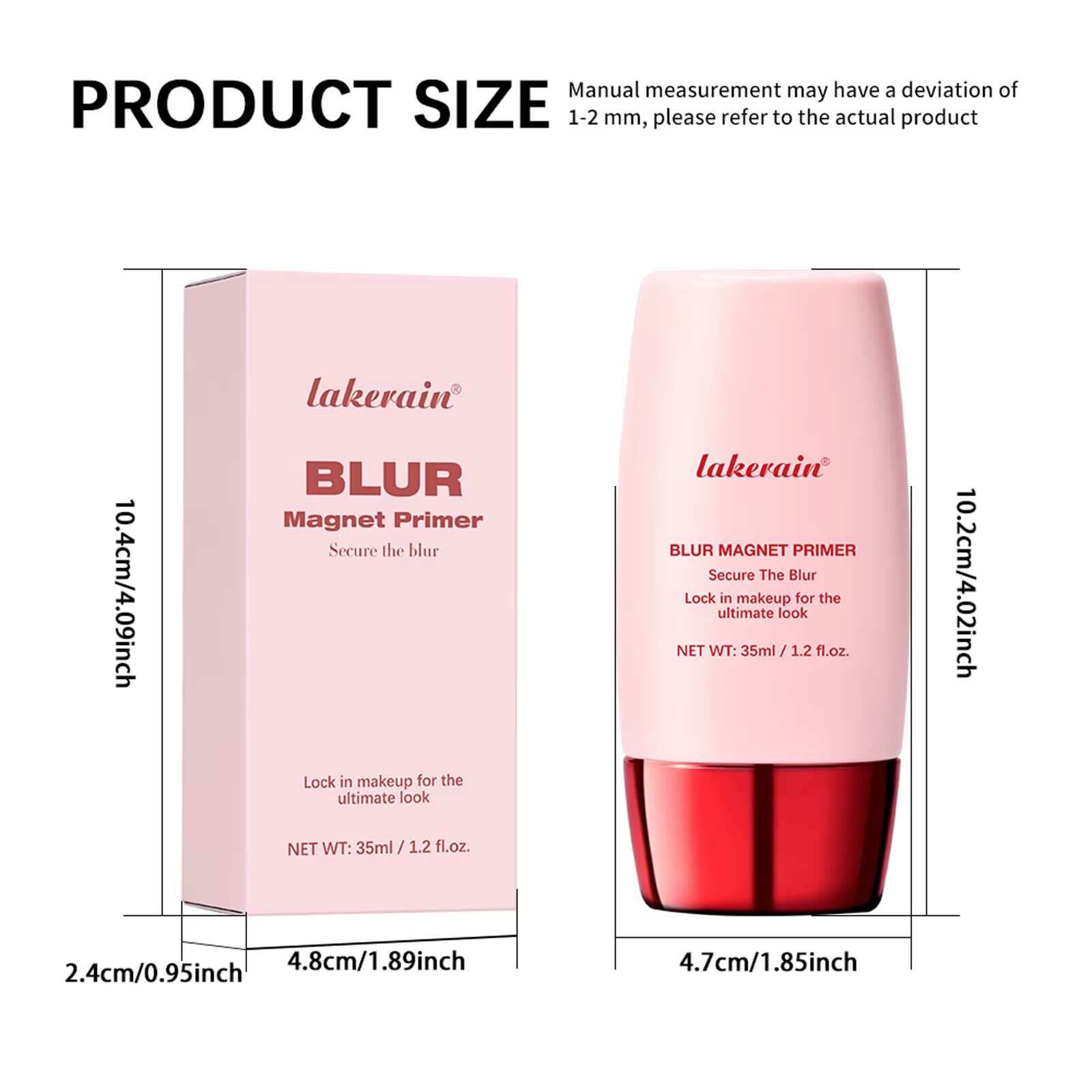 Lakerain Matte Makeup Prep Lotion – Pore-Blurring Face Primer & Multi-Functional Concealer for Smooth, Natural Finish