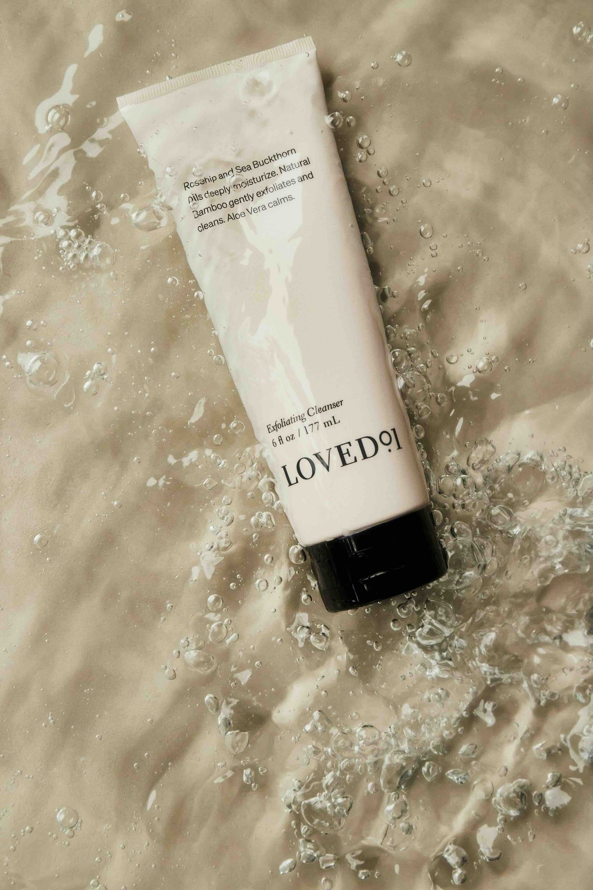 Loved01 by John Legend Exfoliating Cleanser – With Sea Buckthorn Oil & Aloe Vera, 6 fl oz