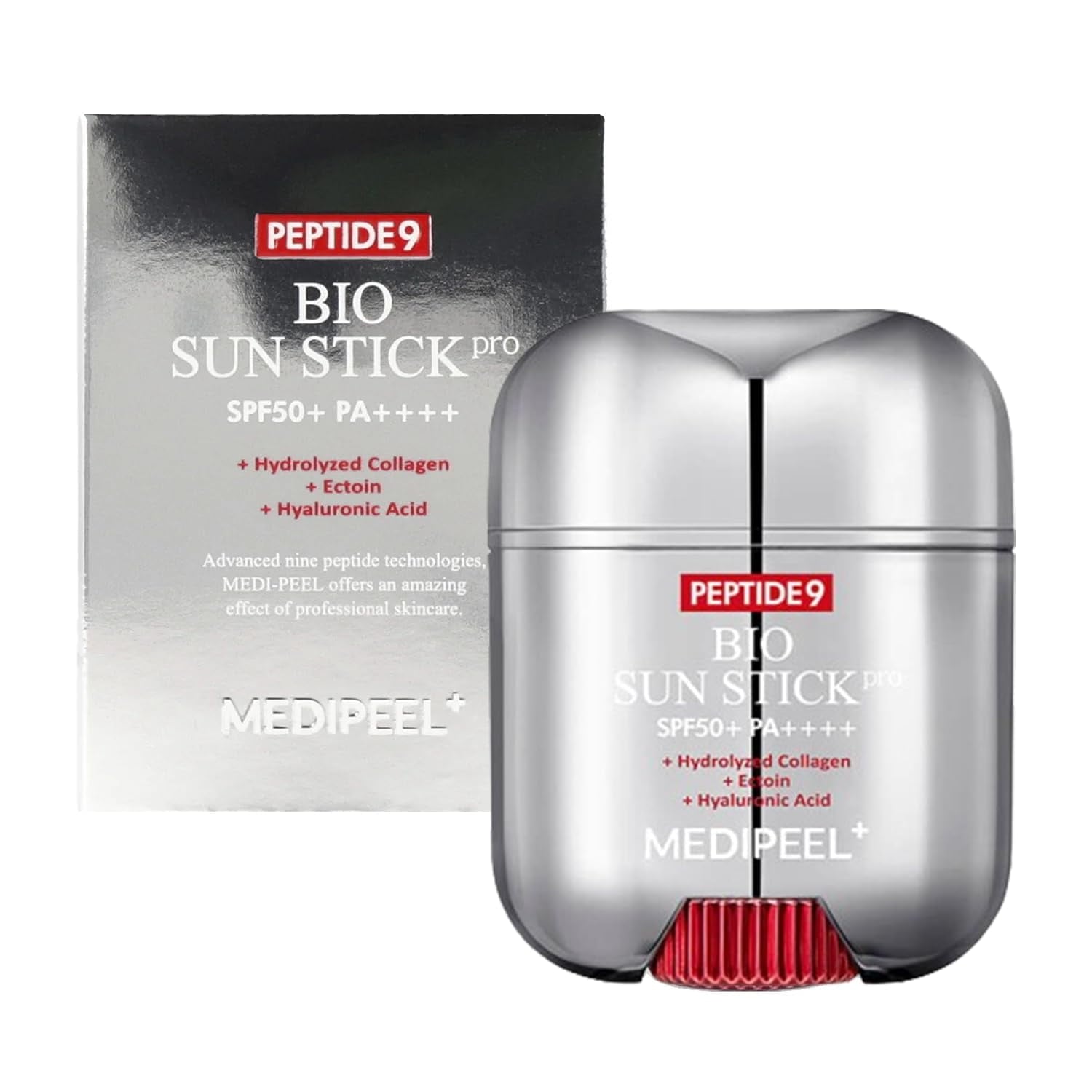  MEDI-PEEL Peptide 9 Bio Sun Stick SPF 50+ PA++++ – Anti-Aging UV Protection, 19g