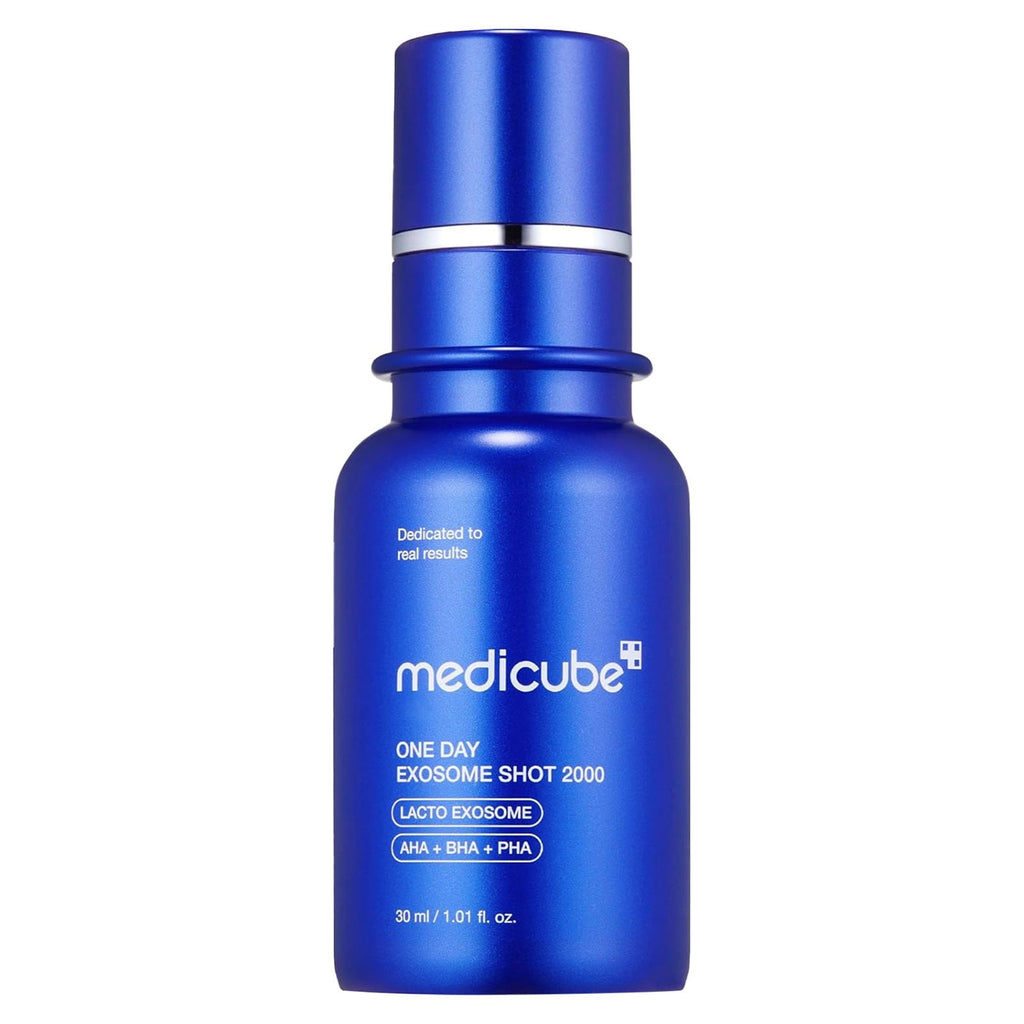 Medicube Zero Exosome Shot Serum 2,000 PPM – Liquid Skin Booster with AHA, BHA, PHA | Pore Care & Exfoliation | 1.01 Fl. Oz