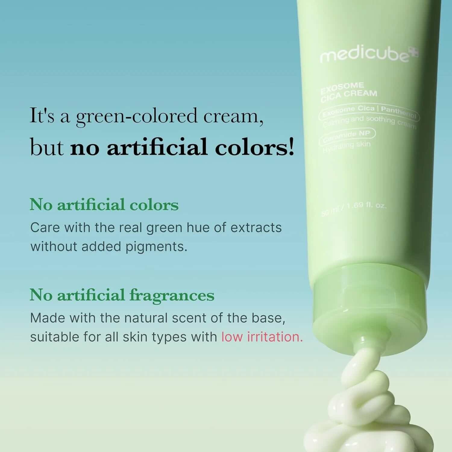 Medicube Exosome Cica Tea Tree Cream – Soothing Moisturizer for Sensitive Skin