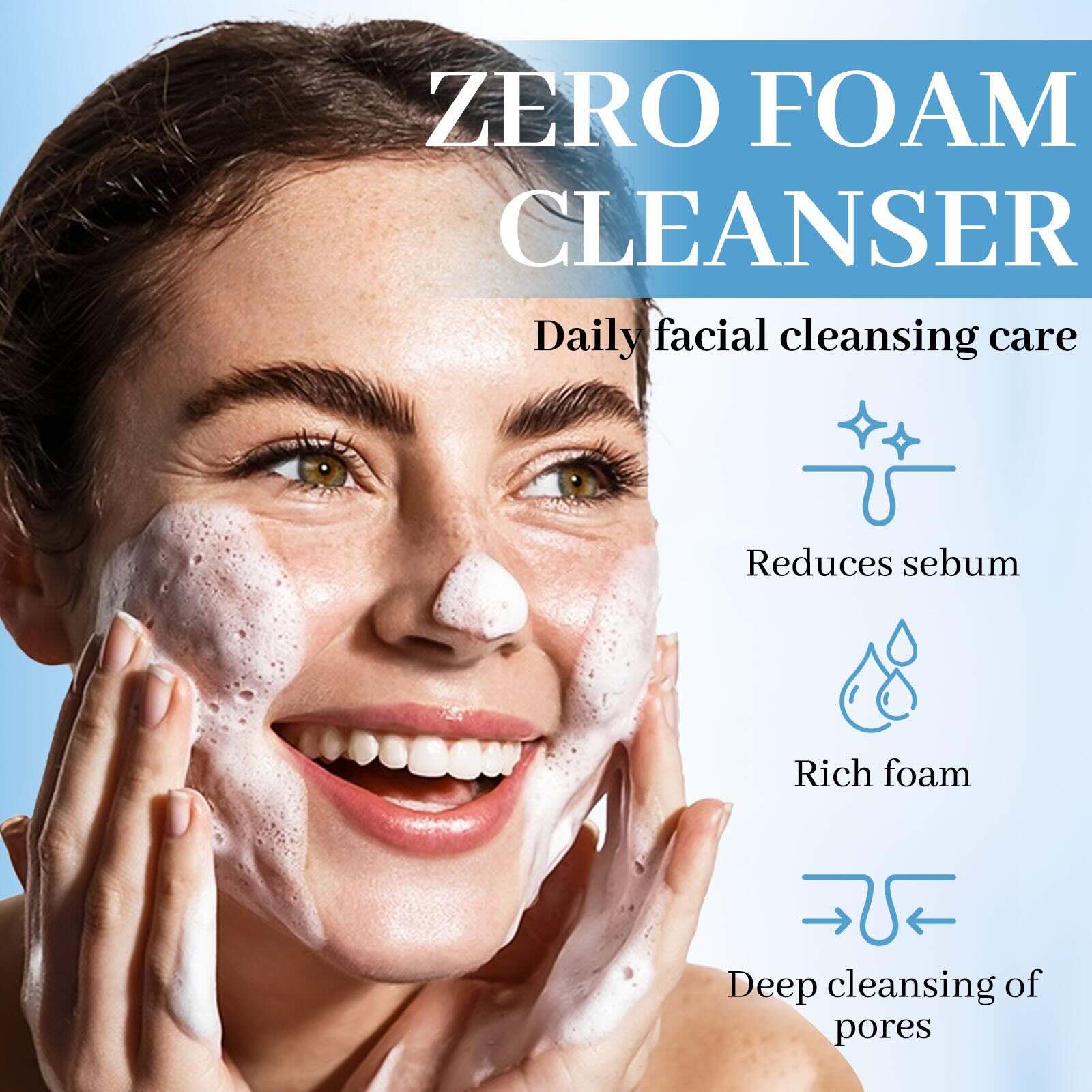 Medicube Zero Foam Cleanser – Pore Minimizing Face Wash for Sensitive Skin, Sebum Control & Hydration, 4.23 oz | Korean Skincare