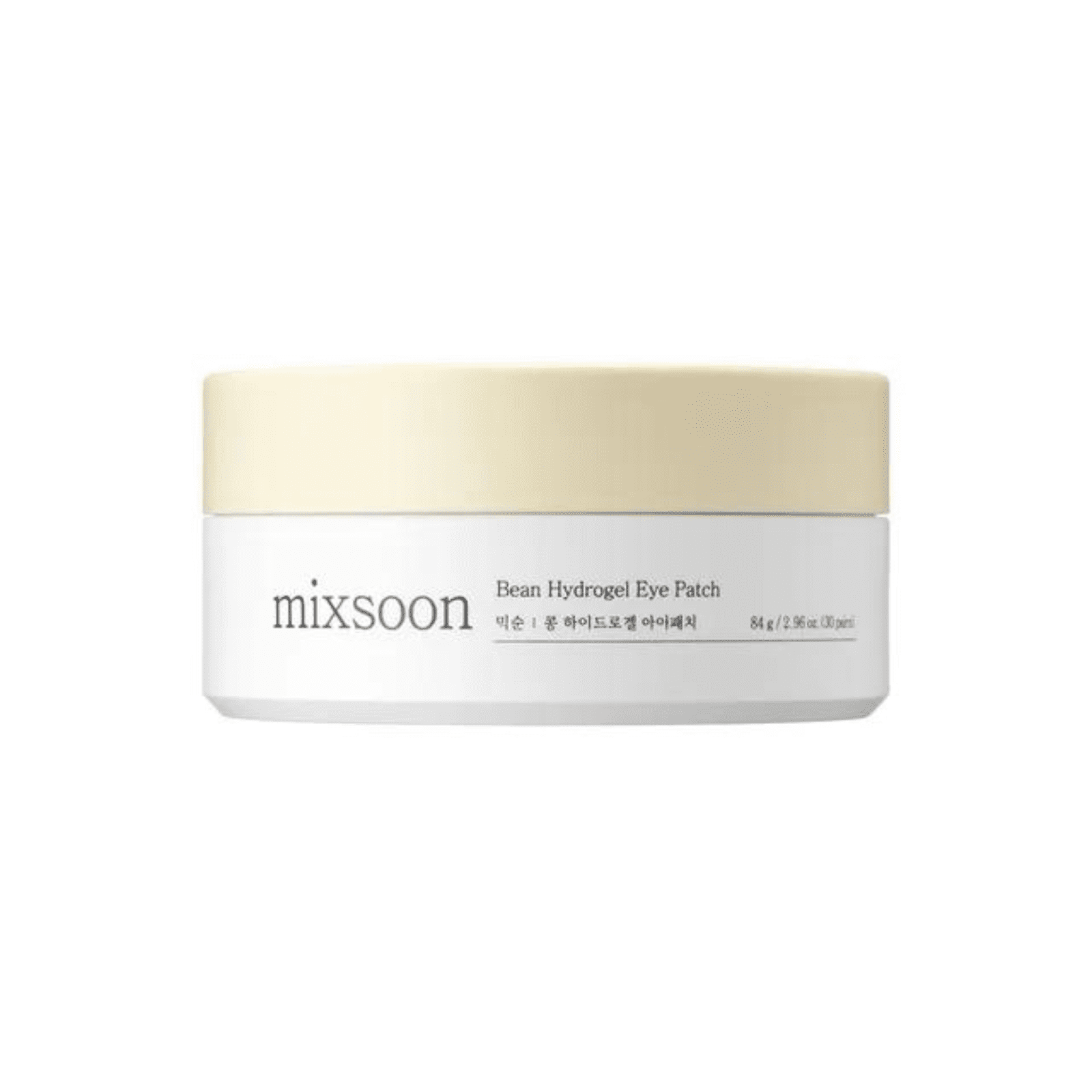 Mixsoon Bean Hydrogel Eye Patch – 30 Pairs | Fermented Bean Essence, Vitamin C & E Hydrogel Patches