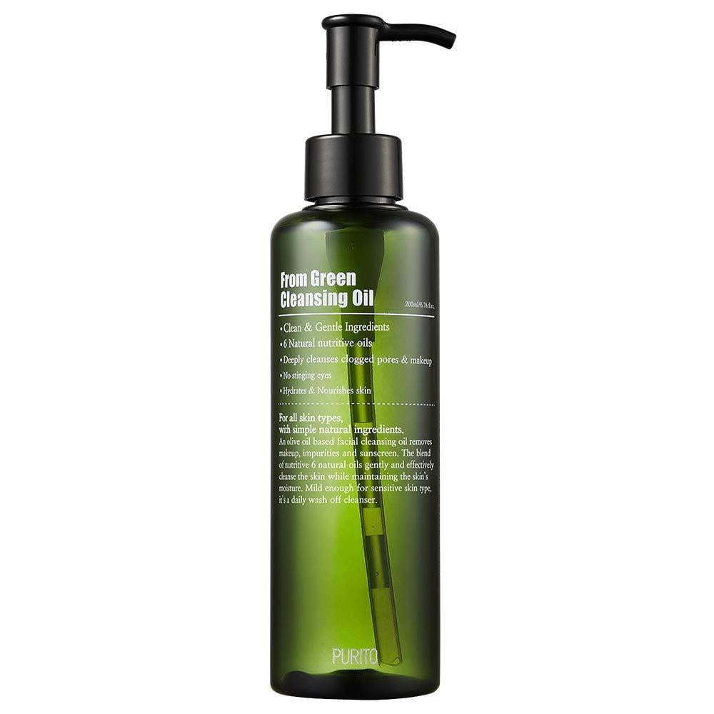 PURITO From Green Cleansing Oil – Gentle Plant-Based Makeup Remover, 6.76 fl oz / 200ml