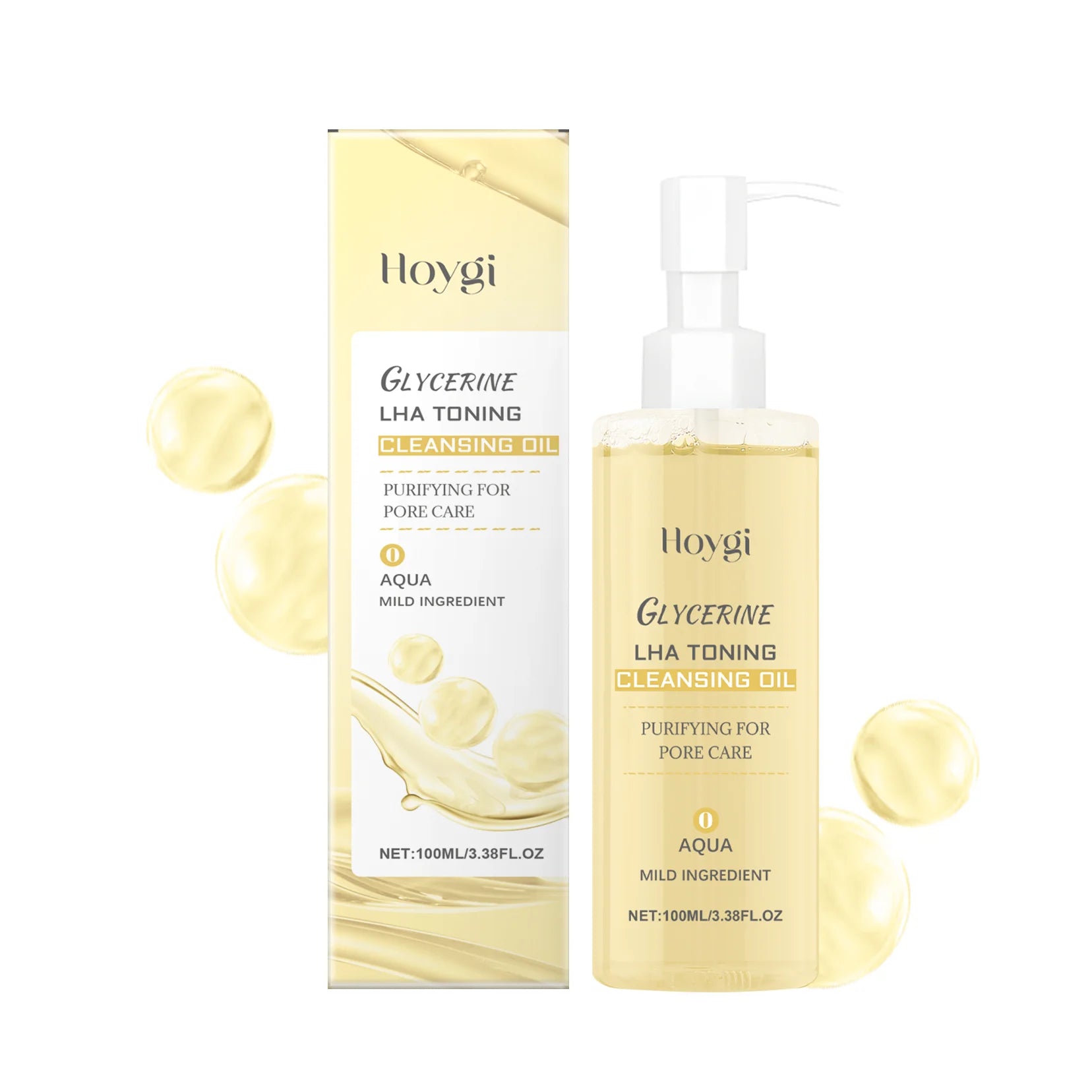 Hoygi Gentle Cleansing Oil – Eye & Lip Makeup Remover, 100ml