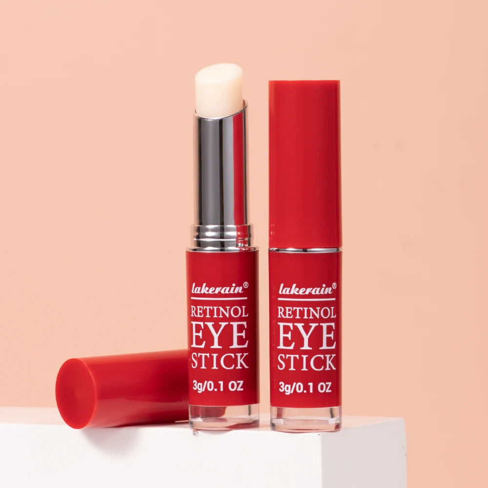 Lakerain Retinol Eye Cream Stick – Dark Circle Lightening & Firming Eye Serum for Women, 3g